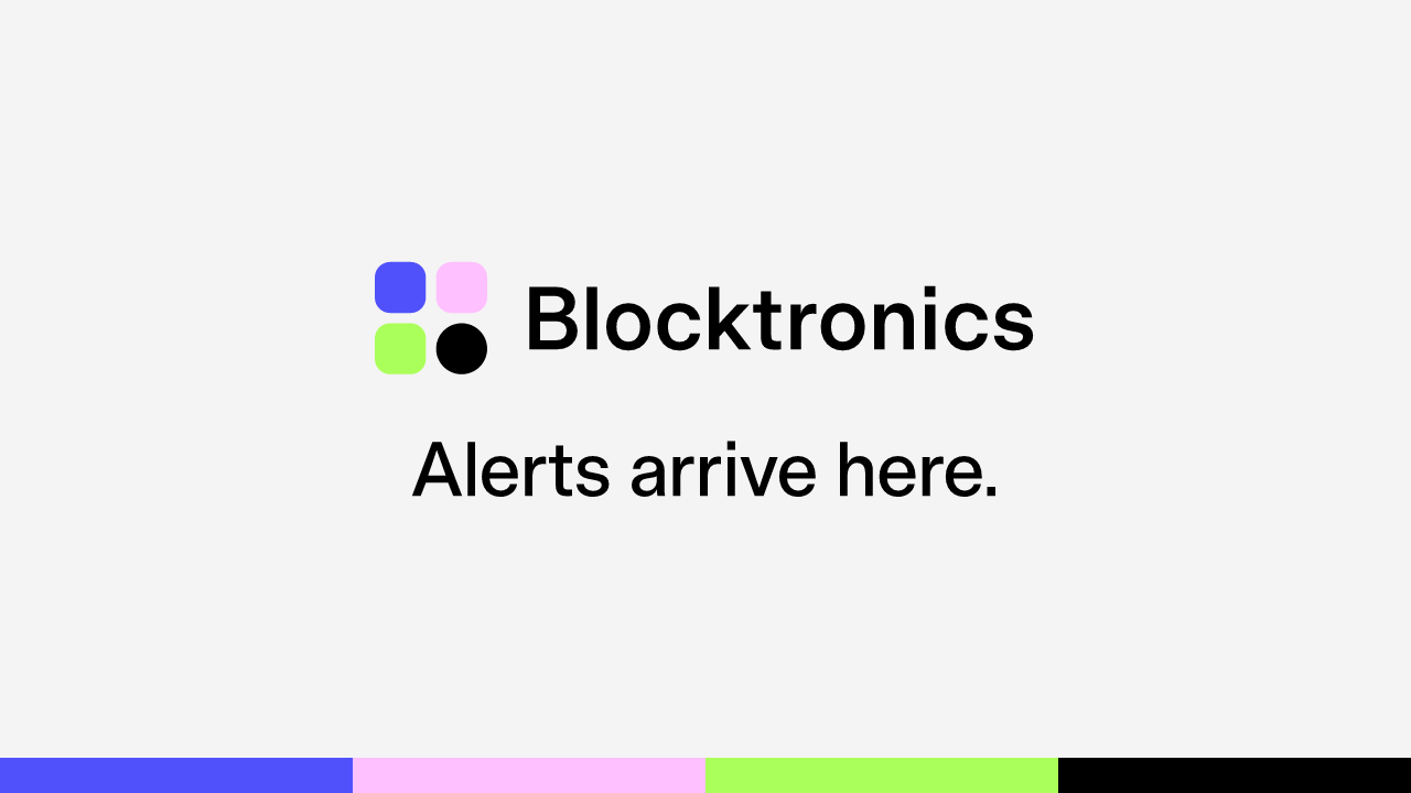Alerts arrive here.